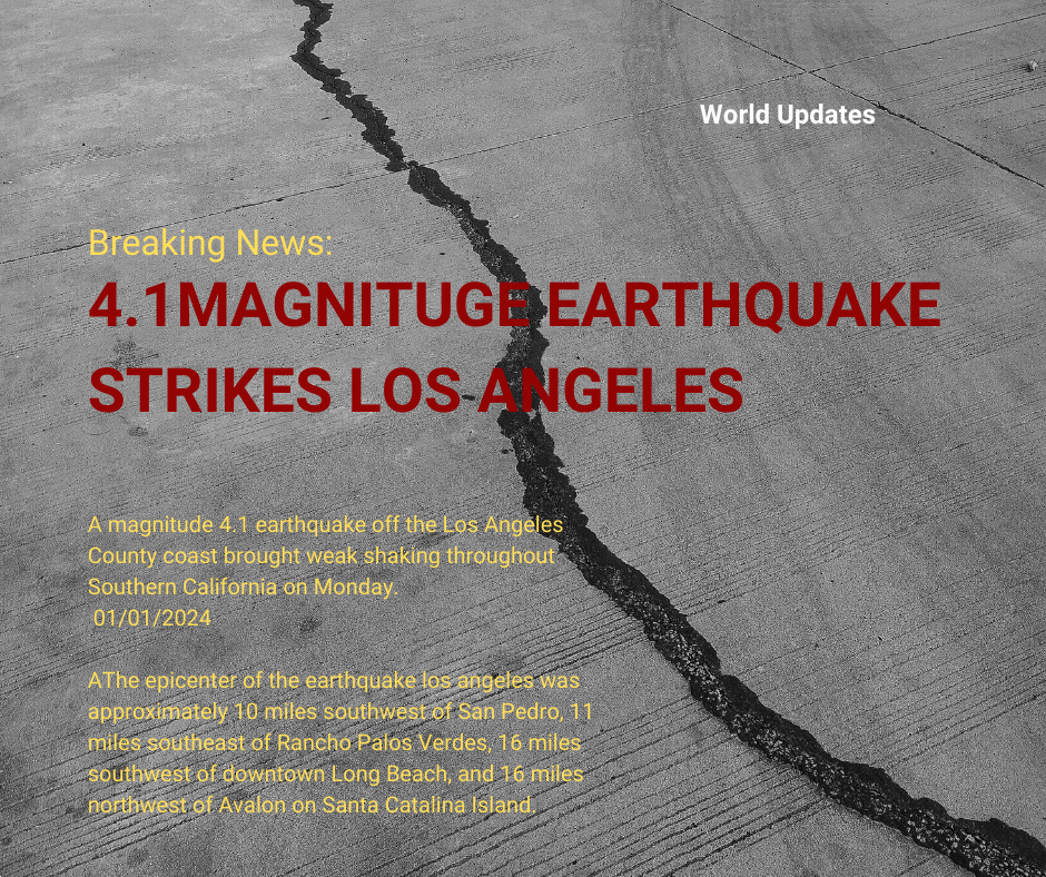 Earthquake Los Angeles 4.1 Magnitude: Unveiling The Alarming Earthquake ...